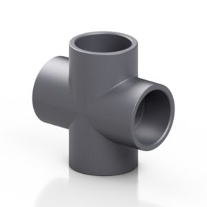 PVC-U croce 90° - EFFAST - 100% Made in Italy